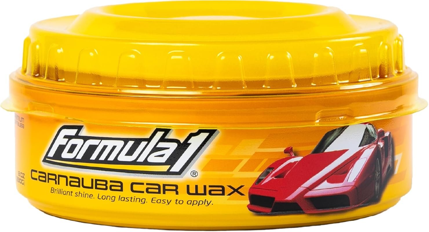 Formula 1 Carnauba Car Wax Paste – 8 oz High‑Gloss Wax for Intense Shi