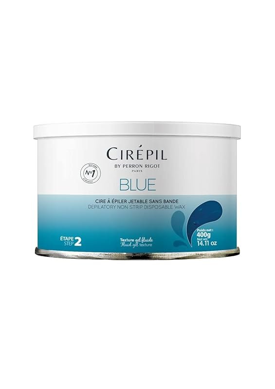 Cirepil BLUE Stripless Hard Wax Tin, 14.11 oz (400 g) Professional-Gra