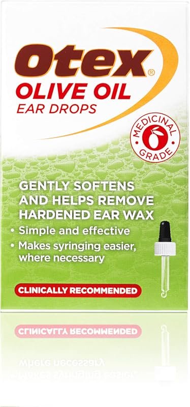 Otex Olive Oil Ear Drops – Natural, Gentle Formula for Removing Harden