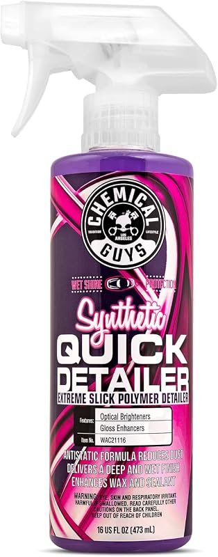 Chemical Guys Synthetic Quick Detailer Spray delivers high gloss, slic