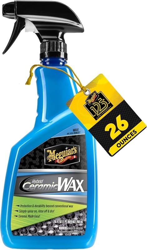 Meguiar’s Hybrid Ceramic Wax – 26 oz High‑Performance Formula Provides