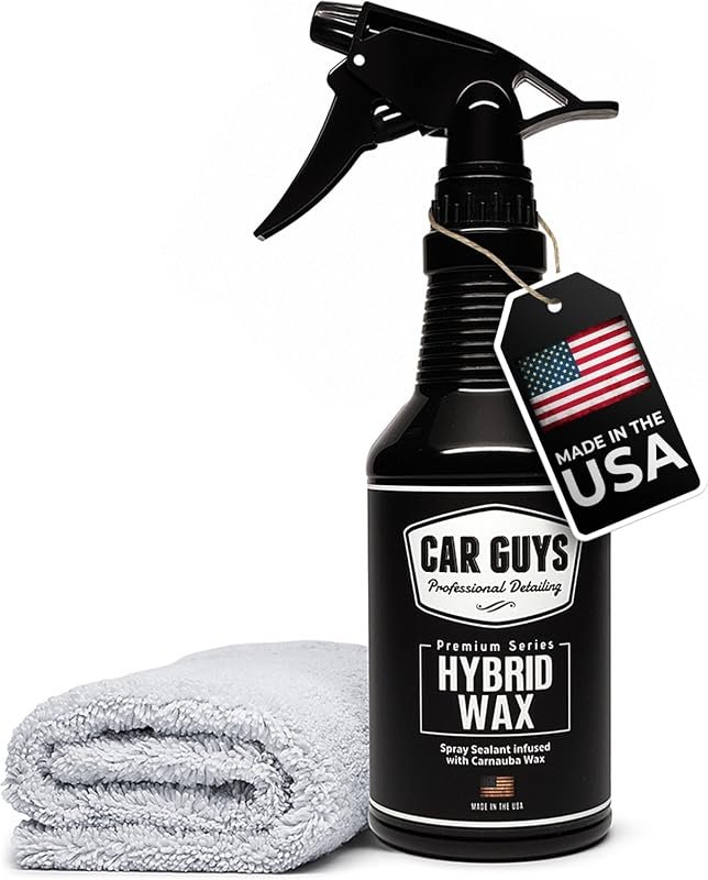 CAR GUYS Hybrid Spray Wax delivers long‑lasting protection, easy appli