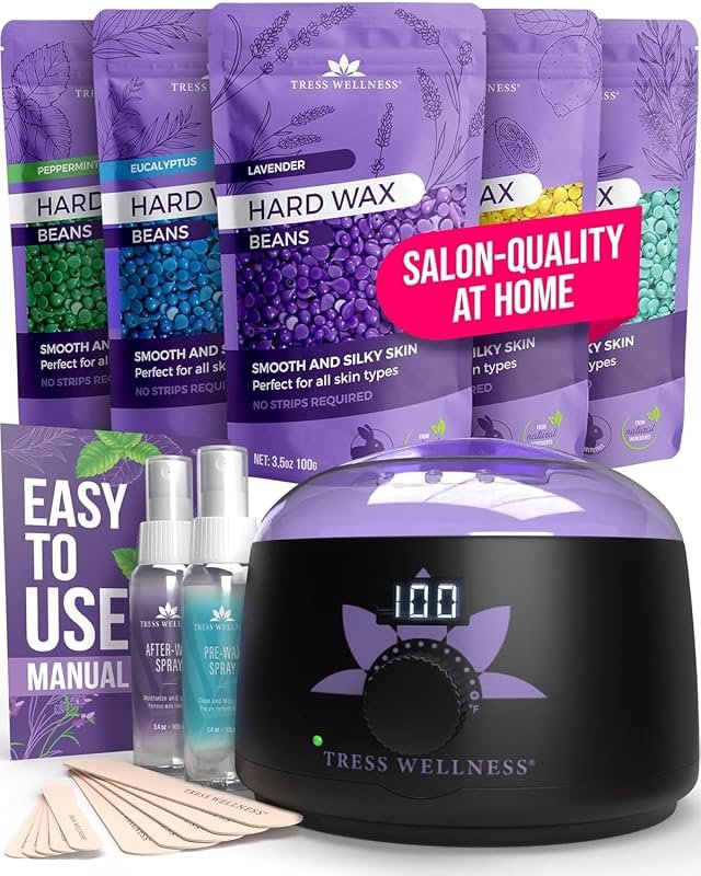 Tress Wellness Award‑Winning Waxing Kit for Sensitive Skin – Digital D