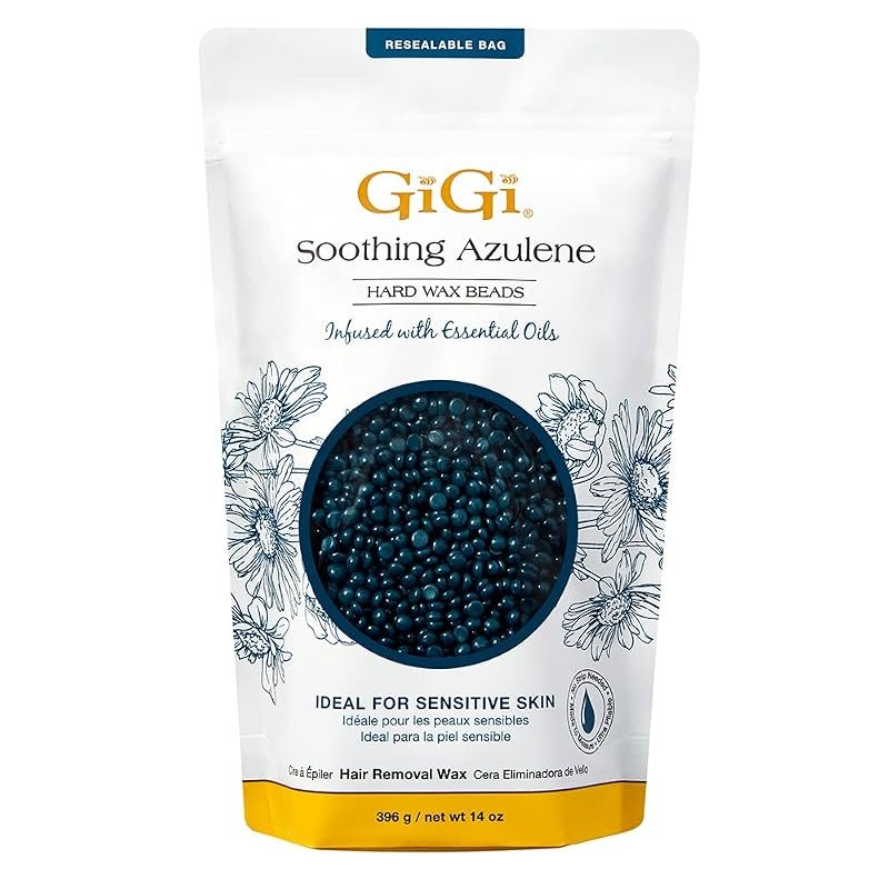 GiGi Hard Wax Beads – 14 oz for Face, Body & Sensitive Skin Hair Remov