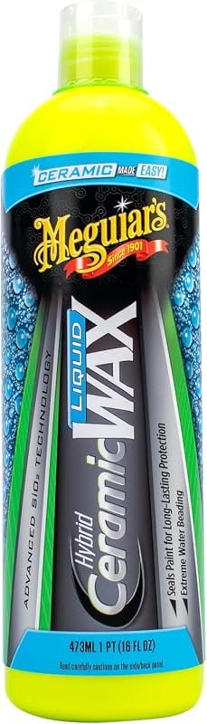Meguiar’s Hybrid Ceramic Liquid Wax – 16 oz Formula Delivers Long‑Last