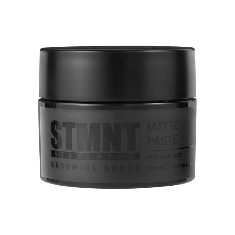 STMNT Matte Paste – 3.38 oz Clay, All‑Day Strong Hold, High Volume, No