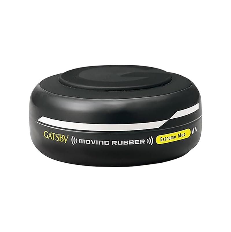 GATSBY Moving Rubber Extreme Matte Wax – Strong Hold, 80 g (2.8 oz) fo