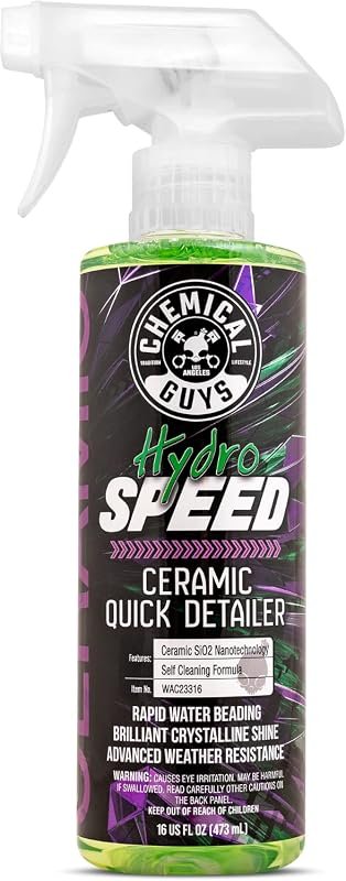 Chemical Guys HydroSpeed Ceramic Quick Detailer Spray – 16 oz Slick‑Gl