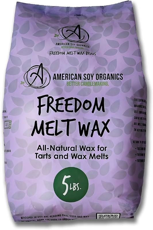 American Soy Organics Freedom 5‑lb Soy Melt Wax – premium, all‑natural