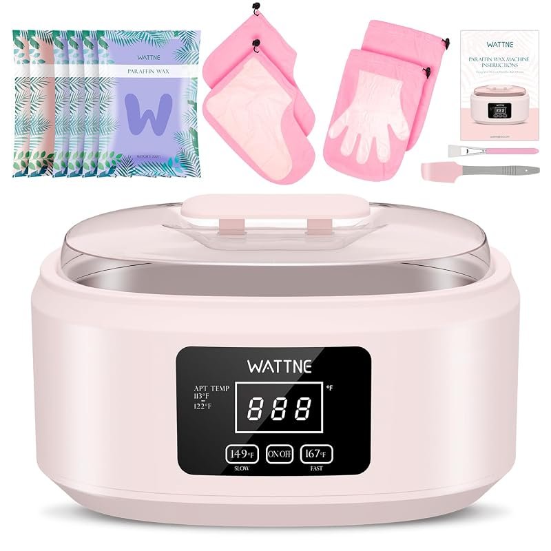Paraffin Auto-Time Moisturizing Paraffin Wax Warmer for Hands and Feet