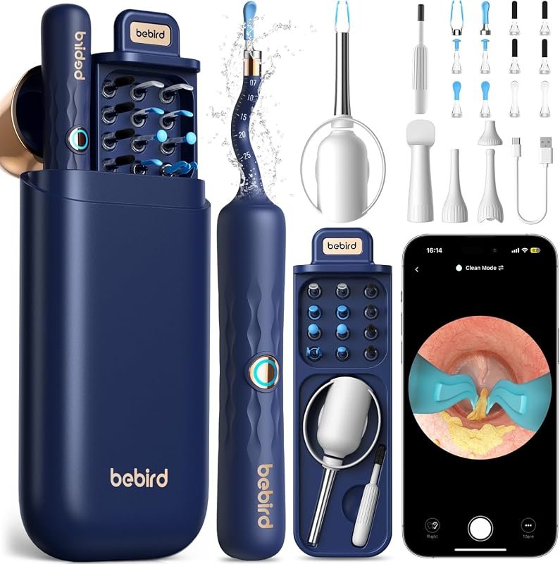 Bebird D39R Ear Wax Removal camera includes storage case, painless twe
