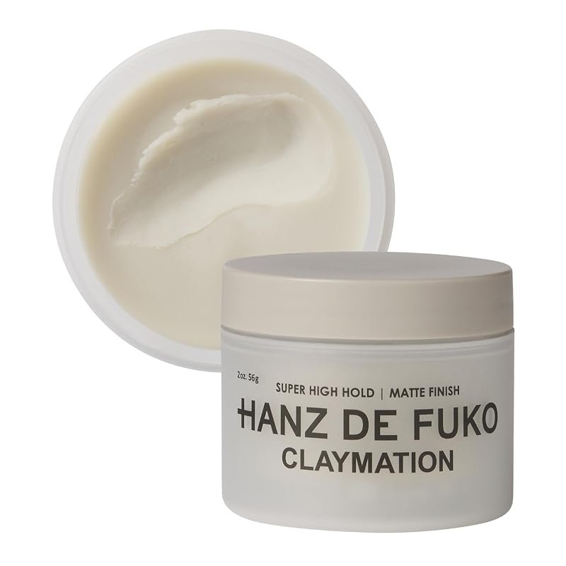 Hanz de Fuko Claymation 2 oz styling clay provides high hold, matte fi