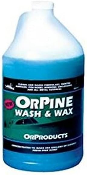 H&H OPW8 Orpine Boat Wash and Wax – 1‑Gallon Blue Formula Cleans, Poli