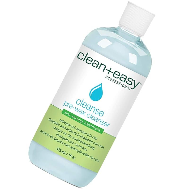 Clean + Easy Pre‑Wax Cleanser – 16 oz Gentle Skin Prep that Removes Oi