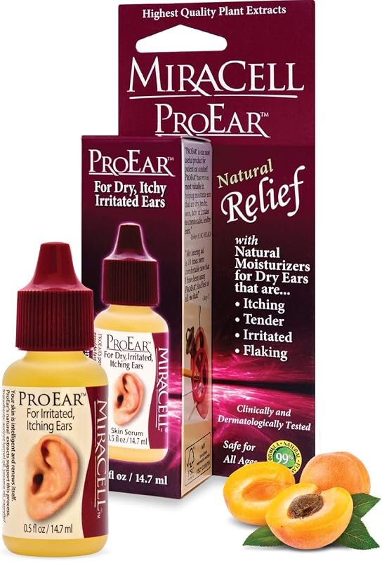 Miracell ProEar Ear Drops – Soothe itchy, clogged ears and soften wax,