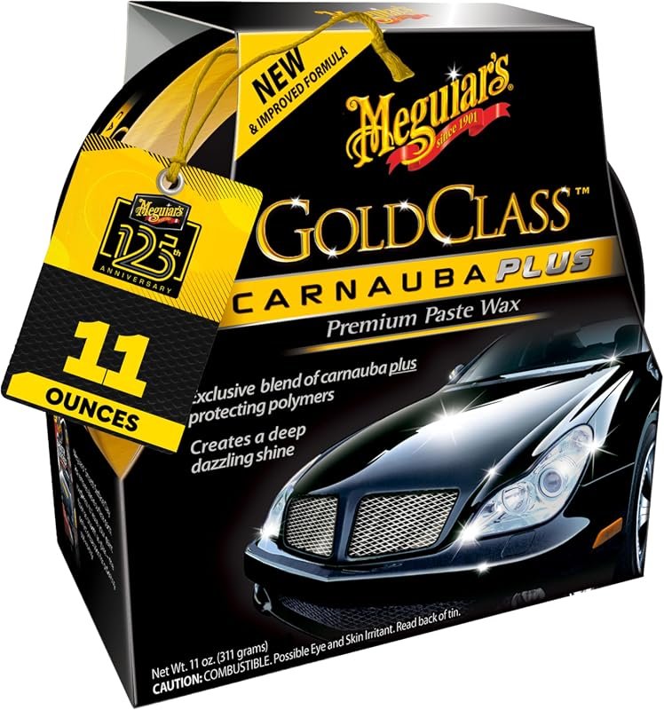 Meguiar's Gold Class Carnauba Plus Premium Paste Wax, 11 oz delivers d
