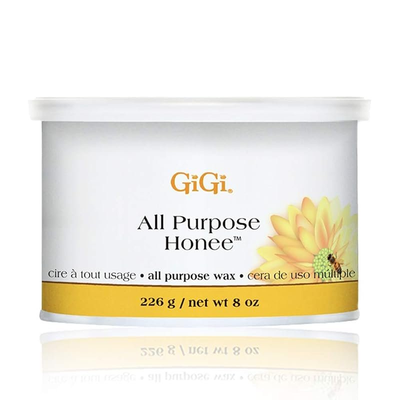 GiGi Honee Soft Wax – 8 oz Amber Formula for Face and Body Hair Remova