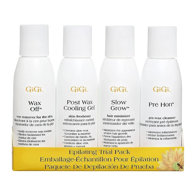 GiGi Post Wax Essentials Kit – 2 oz Care with Honey, Aloe Vera, Argan 