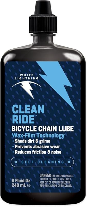 White Lightning Self‑Cleaning Wax Chain Lubricant – 8 fl oz that Keeps