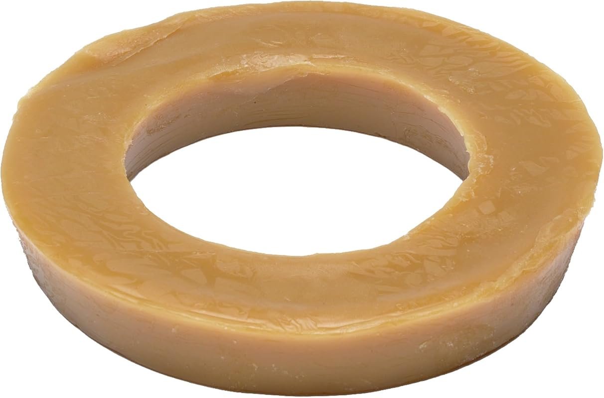 Oatey 31190 Heavy Duty Wax Bowl Ring – Fits 3‑in or 4‑in Waste Lines, 