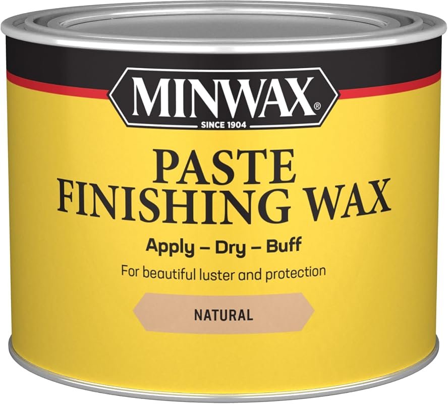 Minwax Natural Paste Finishing Wax – 1 lb Formula Provides Protective