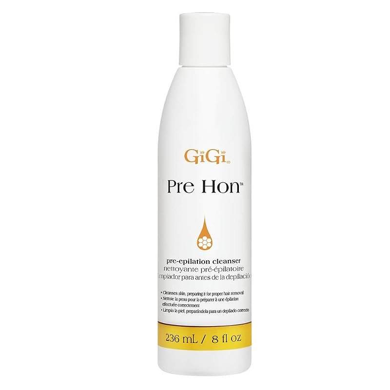GiGi Pre‑Hon Pre‑Wax Cleanser – 8 fl oz Skin Prep that Eliminates Oil