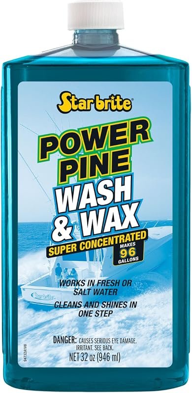 STAR BRITE Power Pine Wash & Wax – Cleaner Gives Boats and Cars UV Pro