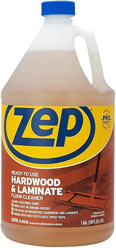 Zep Ready‑to‑Use Hardwood & Laminate Floor Cleaner – Clear Formula for