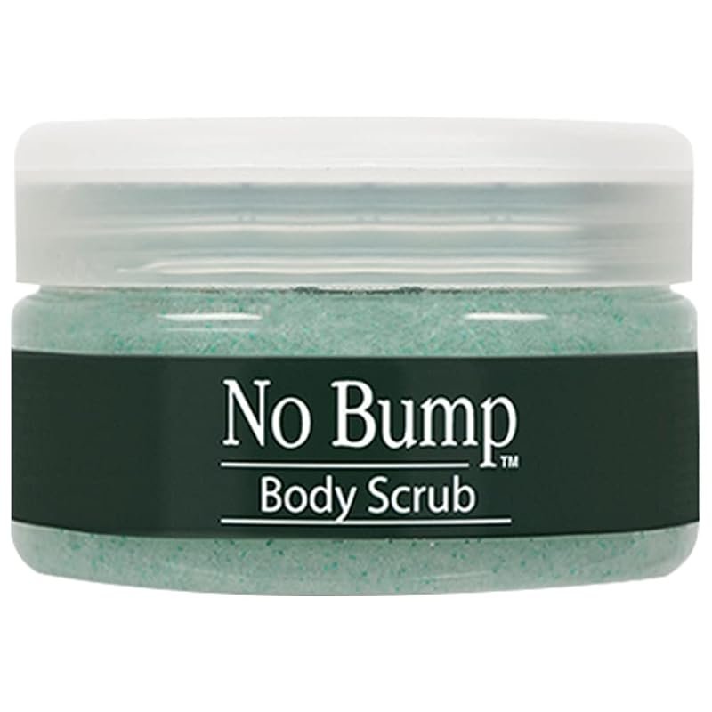 GiGi No Bump Body Scrub – Light Green Exfoliating Formula Reduces Ingr
