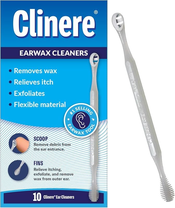 Clinere® ear cleaning tools, 10‑count set of wax removal sticks offeri