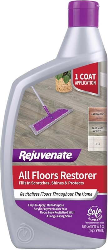 Rejuvenate All Floors Restorer – 32 oz Formula Fills Scratches, Restor