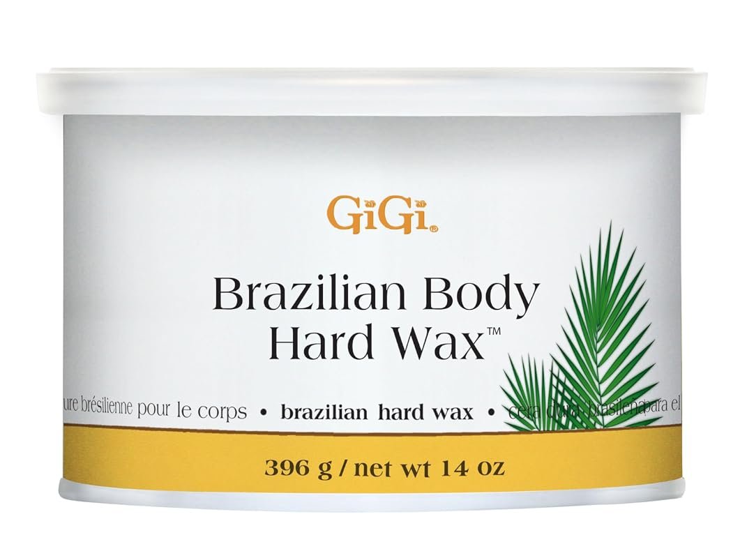 GiGi Brazilian Body Hard Wax – Non‑Strip, Coarse Hair Formula for Biki