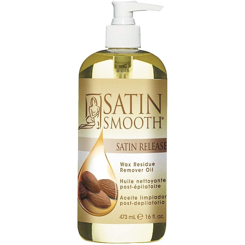 Satin Smooth Release Wax Residue Remover Oil – 16‑Ounce Post‑Wax Treat