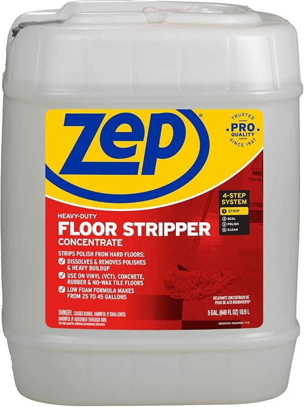 ZEP ZULFFS5G 5‑Gallon Floor Stripper – Heavy‑Duty Gel for Fast Removal