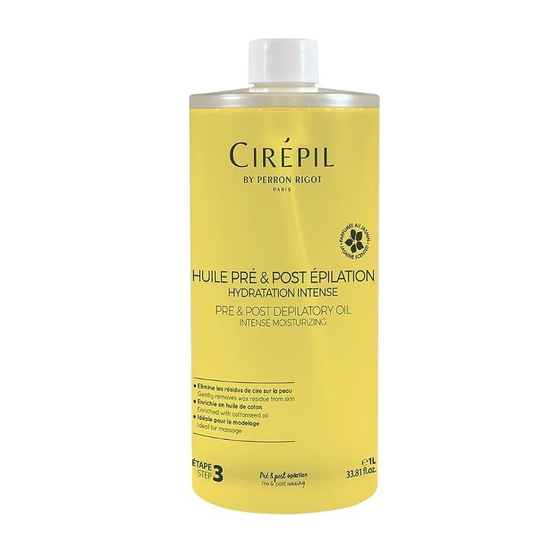 Cirepil Pre & Post Waxing Oil – 1000 ml (33.81 fl oz) Fast‑Absorbing M