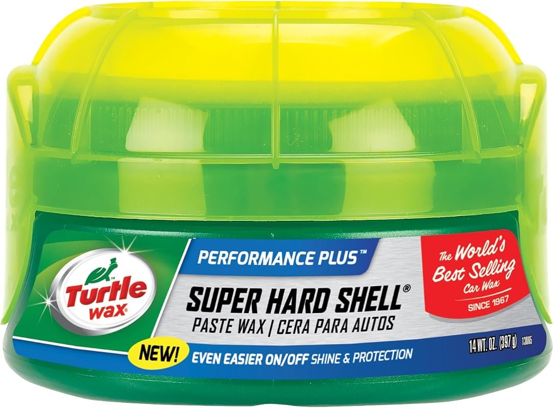 Turtle Wax T‑222R Super Hard Shell Paste Wax – 14 oz Tubes, Pack of 6,