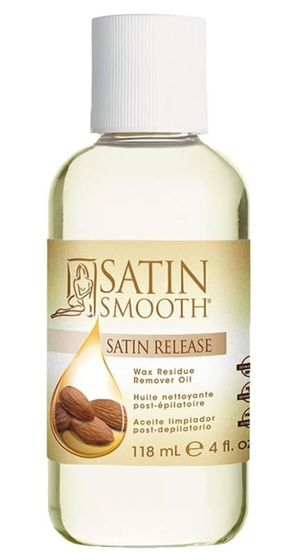 Satin Smooth Release Wax Residue Remover – 4‑Ounce Spray Eliminates Po