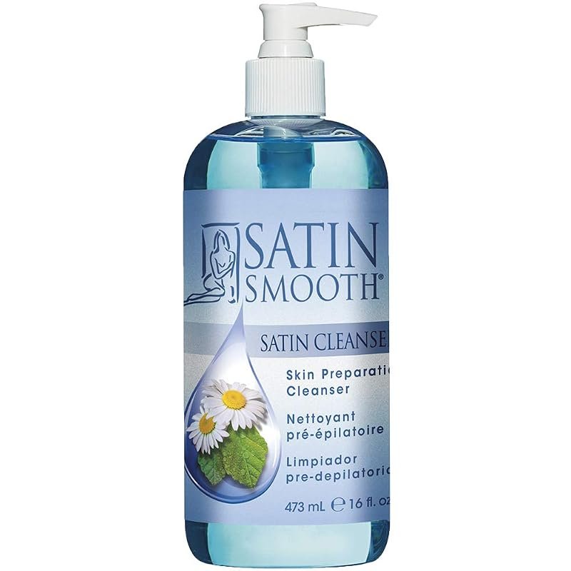 Satin Smooth Pre‑Wax Cleanser – 16 fl oz Hair Removal Skin Prep that S