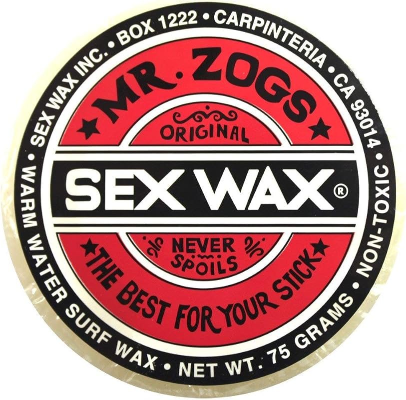 Mr Zogs Original Sexwax – Warm‑Water Coconut Scented Wax in White, Ide