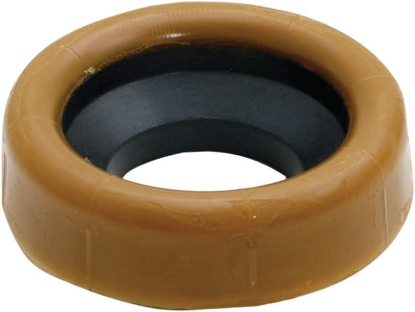 Eastman 40145 Jumbo Yellow Wax Ring with Flange – Universal 3‑4″ Fit, 