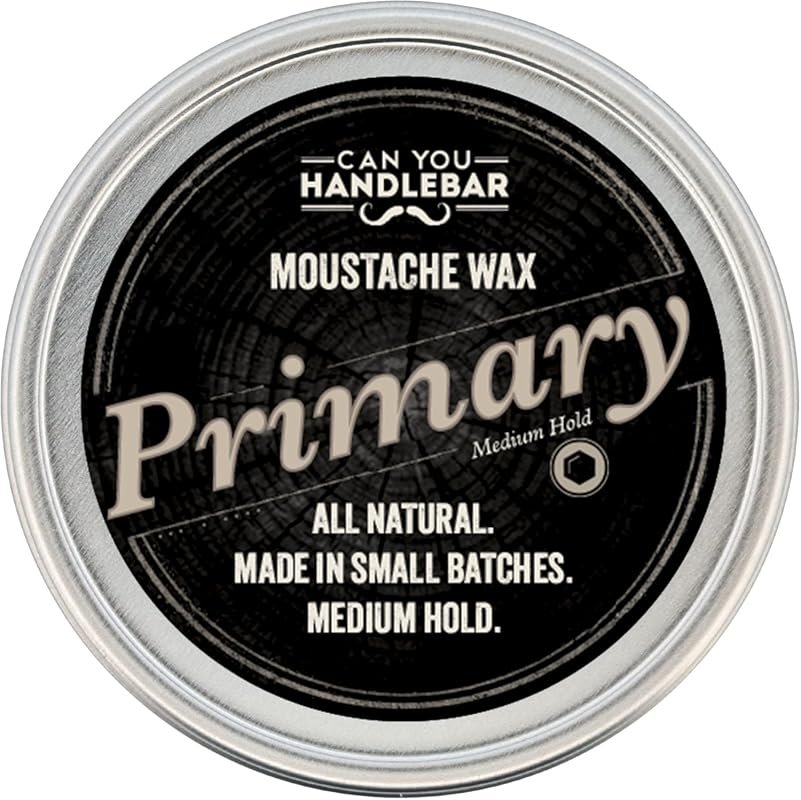 Can You Handlebar Primary Moustache Wax – Medium Hold, Daily Styling B