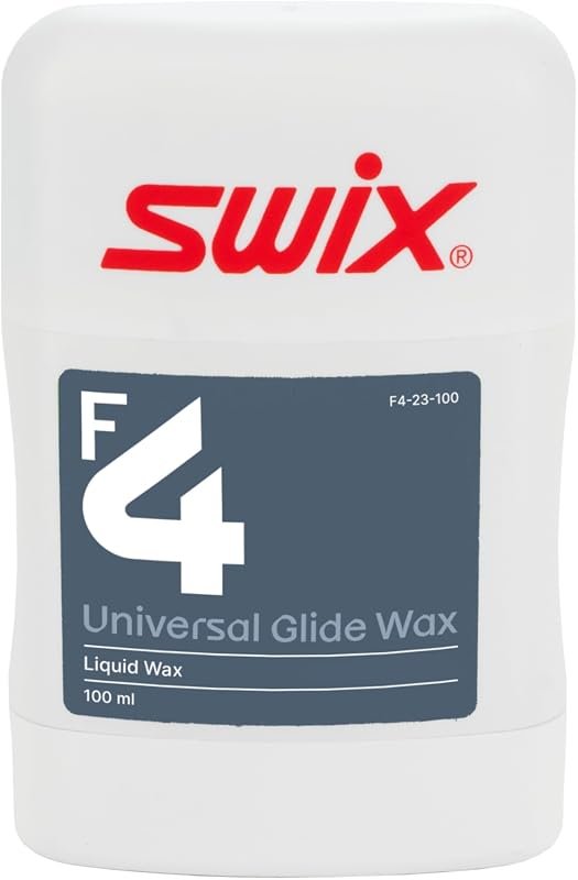 Swix F4 All‑Temperature Liquid Glide Wax delivers superior glide for s