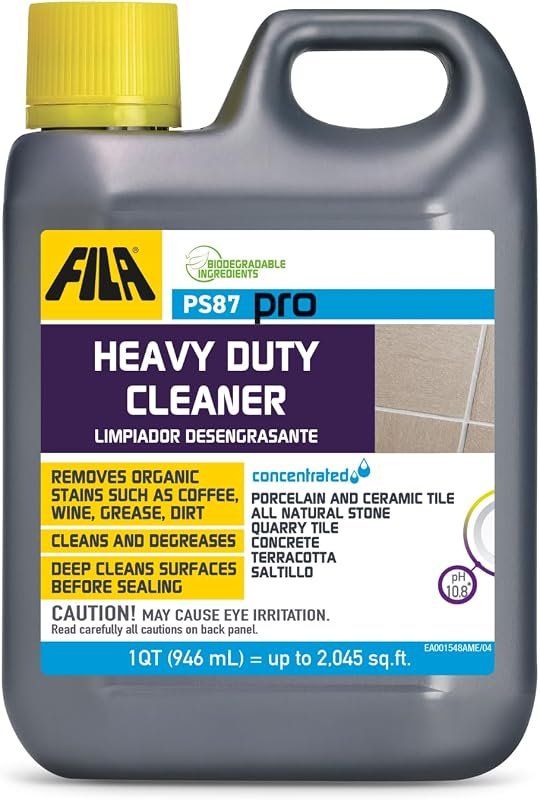 FILA Heavy Duty Cleaner PS87 PRO, Stain Remover Grease, Coffee, Wine, 