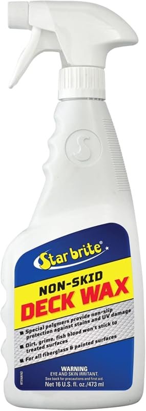 STAR BRITE Non-Skid Deck Wax Spray – Provides Slip‑Resistant Protectio