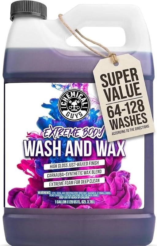 Chemical Guys Extreme Bodywash & Wax 1‑Gallon – Concentrated Car Wash