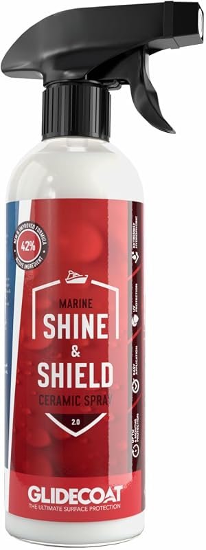 Marine Shine & Shield 42% Ceramic Spray 16 oz Provides Hydrophobic Shi