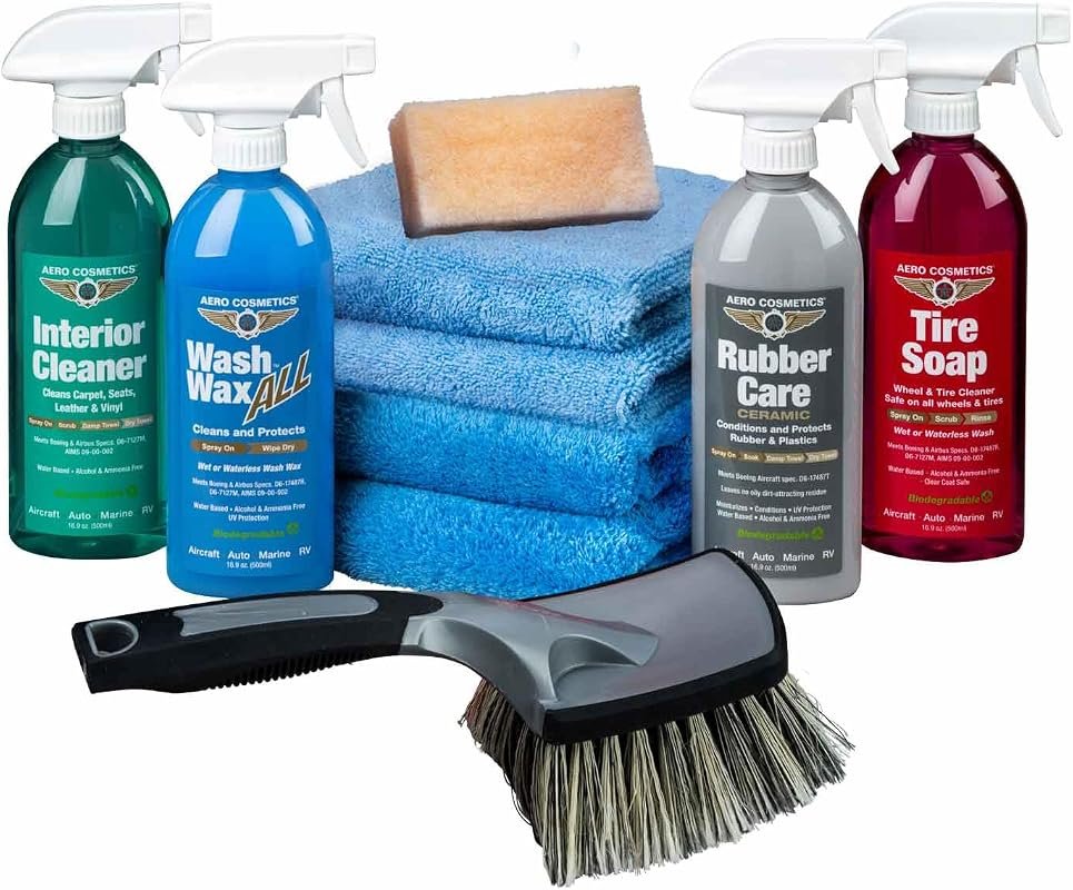 Car Care Kit – Wash Wax ALL, Tire Soap, Rubber Conditioner; Aircraft‑G