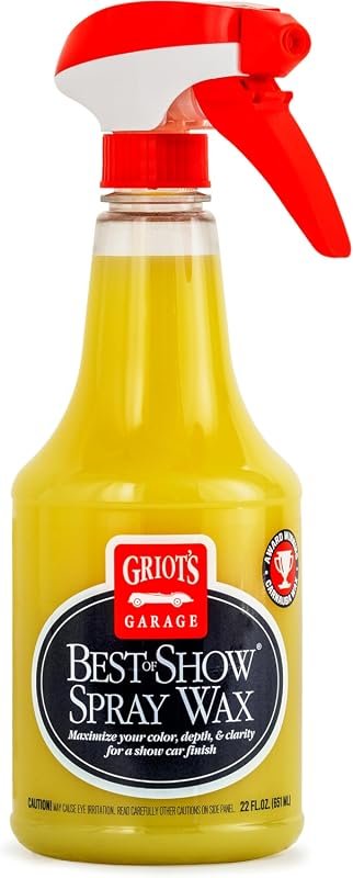 Griot's Garage Best‑of‑Show 22‑oz Spray Wax – Works on Paint Protection