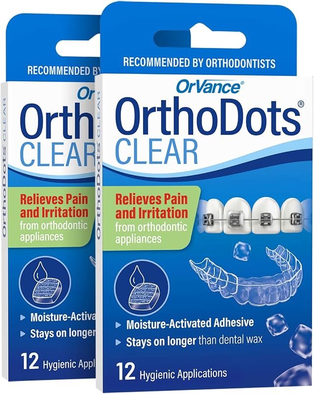 OrthoDots CLEAR Wax Alternative – Sticks Better Than Traditional Denta