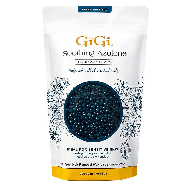 GiGi Hard Wax Beads, 14 oz, suitable for face, body and sensitive skin